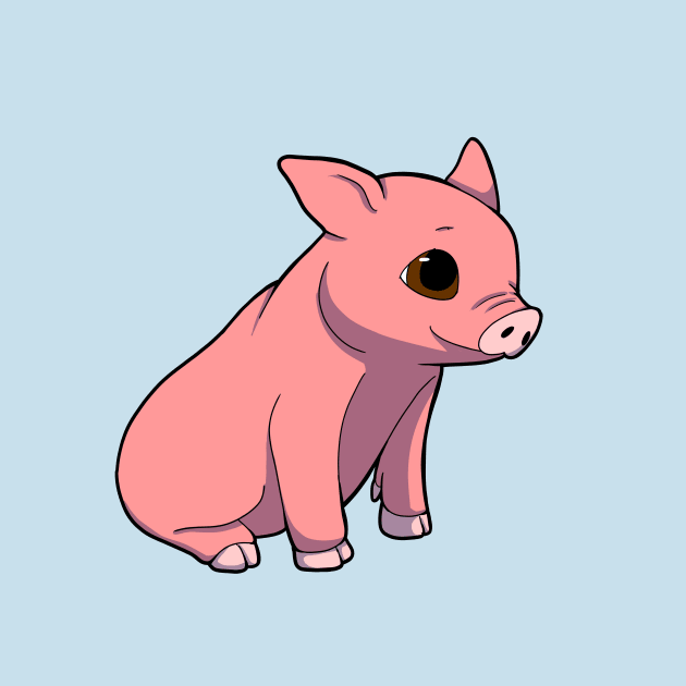 Pink Piggy by Adastumae