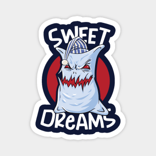 Nightmare Pillow // Sweet Dreams // Halloween Horror Magnet