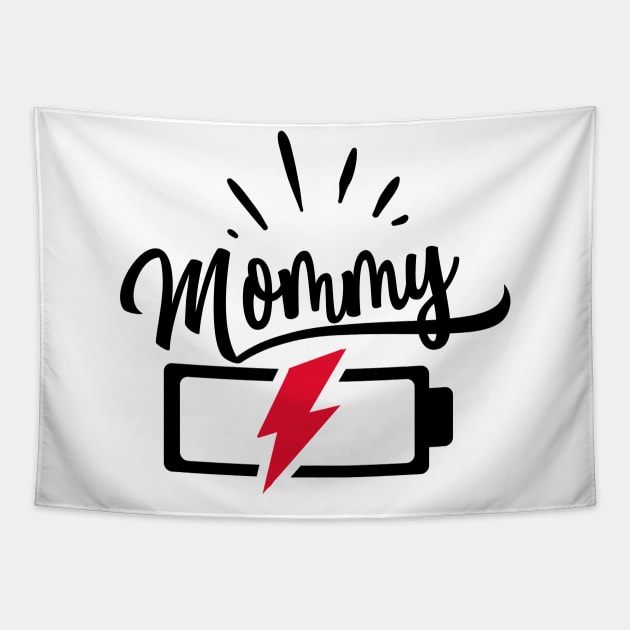 Mommy Battery Tapestry by Astramaze