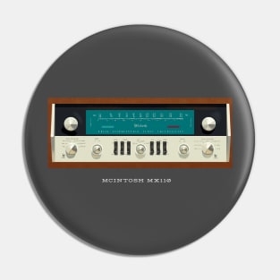 Audio icon: McIntosh MX110 Pin