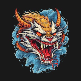 Drache mystisch Lindwurm Monster Ungeheuer Biest T-Shirt