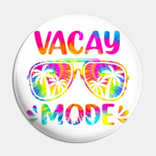 Vacay Mode Palm Tree Beach Vacation Summer Getaway Holiday Tank Top Pin