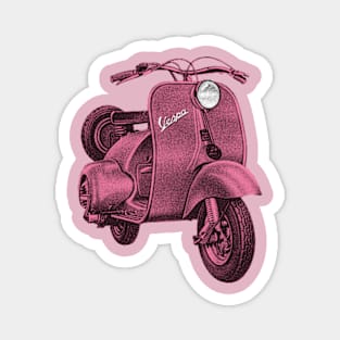 Vintage Vespa Magnet