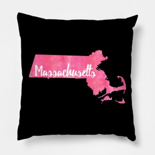 Pink Massachusetts Pillow