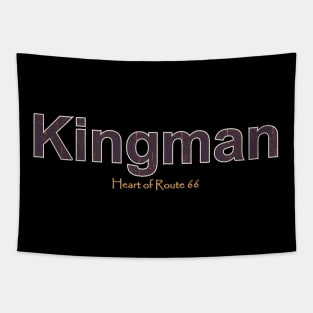 Kingman Grunge Text Tapestry