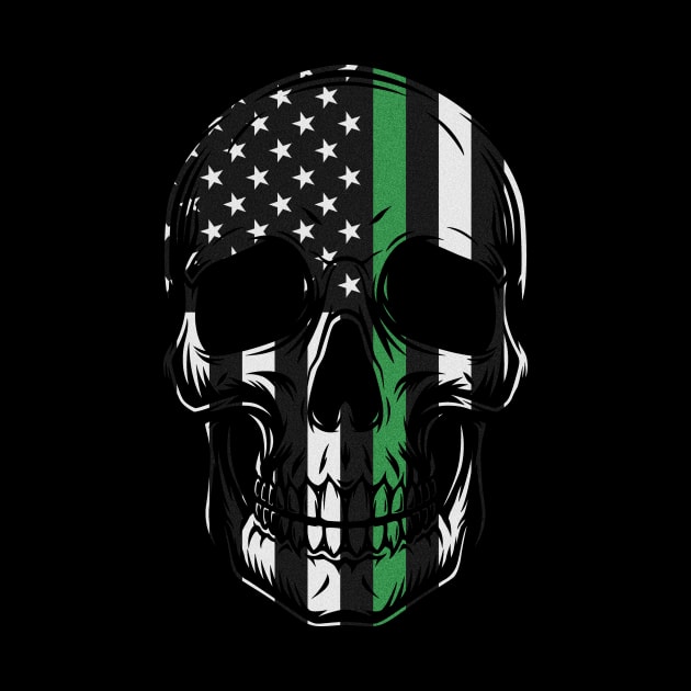 Border Patrol Military Thin Green Line by Zone32