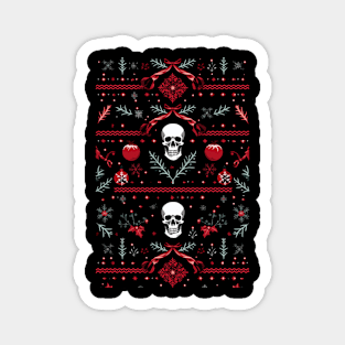 Gothic Ugly Christmas Sweater Magnet