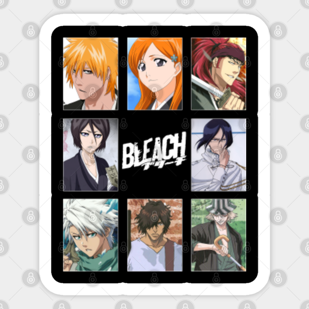 Japanese Anime Manga Supernatural Bleach Characters Bleach Sticker Teepublic