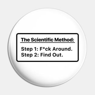 The Scientific Method. Mess up. Find out. Pin