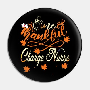 one thankful charge nurse thanksgiving gift Pin