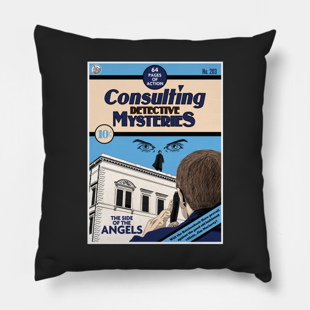 Consulting Detective Mysteries Pillow by huckblade