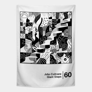 John Coltrane - Giant Steps - Minimal Style Graphic Artwork Tapestry