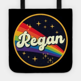 Regan // Rainbow In Space Vintage Style Tote