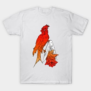 Cute Cardinal Pattern T-shirt for Sale by SaradaBoru