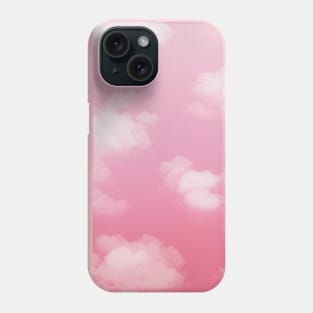 Beautiful Pink Sky with clouds Phone Case