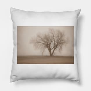 Alone in the Field Pillow