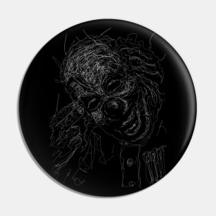 Shawn Clown Slip Music Knot Pin