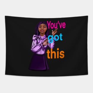 Inspirational, motivational, affirmation, you’ve got this. The best Gifts for black women and girls 2022 Tapestry