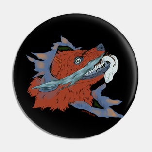 Dizzy hellhound Pin