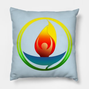 The Light of Truth, The Fire of Commitment Pillow