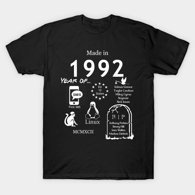 Discover Made in 1992 - Made In 1992 - T-Shirt