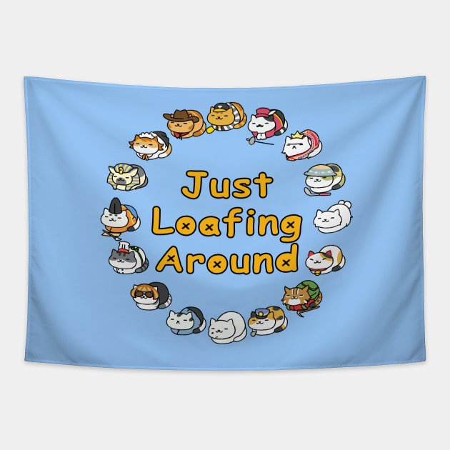 Just Loafing Around Tapestry by hellotwinsies