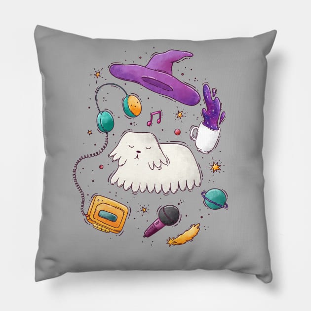 Midnight Gospel pack Pillow by Tania Tania