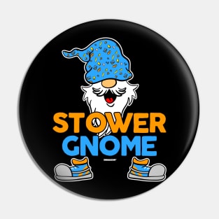 Christmas Peak Coworker Swagazon Associate Stower Gnome Pin