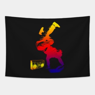 bboy colored Tapestry