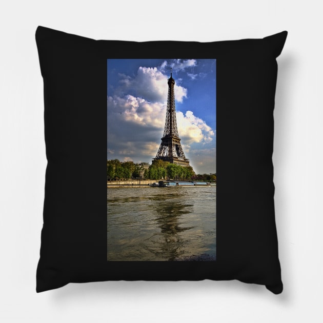 Across the Seine Pillow by IanWL