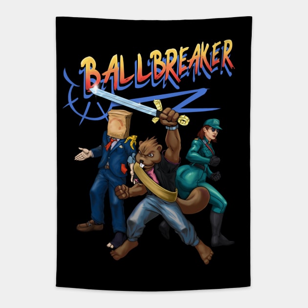 Ballbreaker - Group Tapestry by MunkeeWear