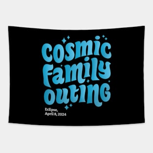 Cosmic Family Outing: Embracing the Eclipse - April 8, 2024 Tapestry