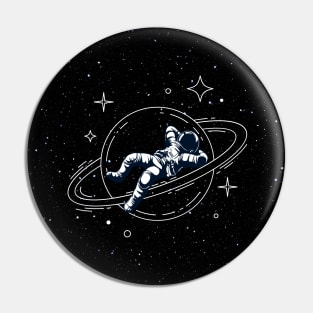 Lazy Astronaut Pin