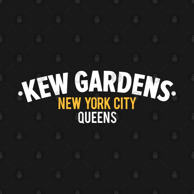 Minimalist Kew Gardens Logo - Capturing the Essence of Queens by Boogosh