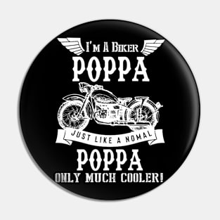 Biker Dad Shirt POPPA Pin