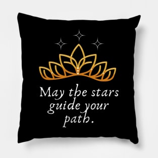 May the Stars Guide Your Path - Elven Quote Pillow