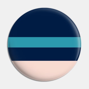 A shocking compound of Navy, Deep Sea Blue, Christmas Blue, Pale Cyan and Champagne Pink stripes. Pin