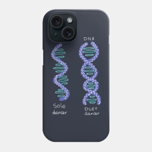 RNA DNA Dancers biology science joke Phone Case