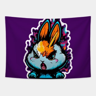 Charged up Bunny Tapestry