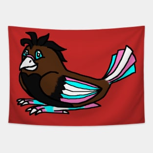 Trans Pride Bird Tapestry