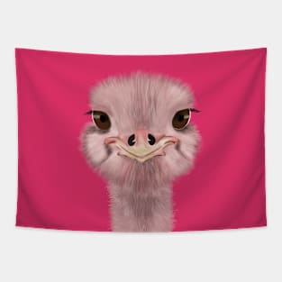 Ostrich head Tapestry