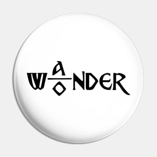 Wonder wander Pin