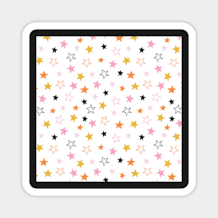 Happy Stars Pattern Magnet