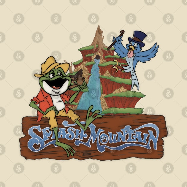 Splash Mountain Brer Frog & Mr Bluebird by Legend of Louis Design Co.