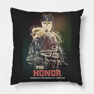 Knights Templar / The crusader / FOR HONOR motto / Living History Pillow