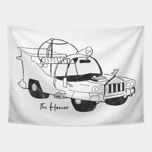 The Homer - Powell Motors Car Design Sketch Tapestry