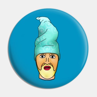 Wizard hat Lloyd Baxter face Pin