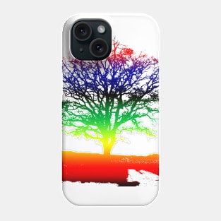 tree colorful Phone Case