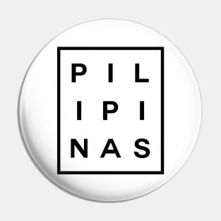 Pilipinas Boxed (Black) Pin