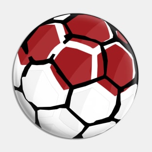 Monaco Football Country Flag Pin